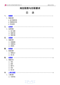 岗位职责与任职要求