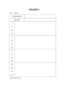 岗位说明书(45)