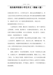我的教师理想小学生作文（精编3篇）