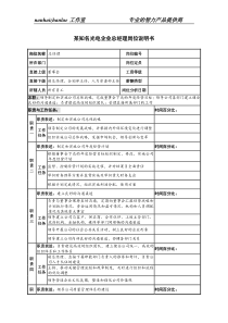 某知名光电企业总经理岗位说明书