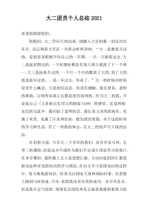 大二团员个人总结2022