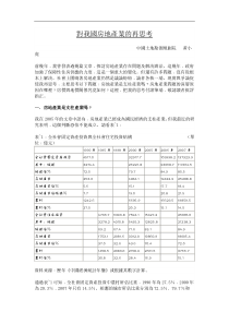 对我国房地产业的再思考