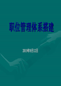 职位管理体系搭建
