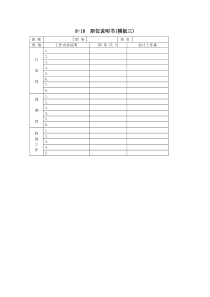 职位说明书(模板三)