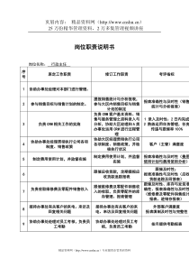 行政主任工作职责(1)