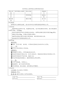 软件测试工程师岗位说明书编写范本