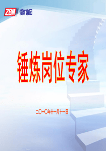 锤炼岗位专家
