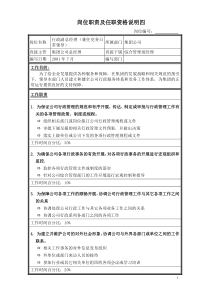 集团行政副总岗位说明书
