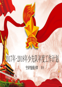 2017年—2018年少先队工作计划