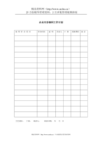企业月份福利工作计划