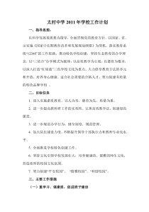 太中工作计划