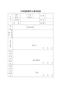 《行政强制文书》【40个】