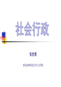 社会工作行政(完整版)