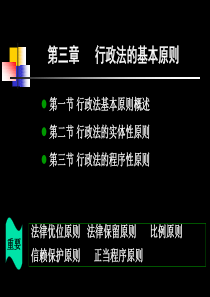 第三章__行政法的基本原则