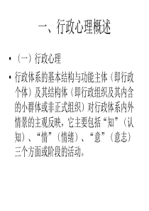 第五章 行政心理