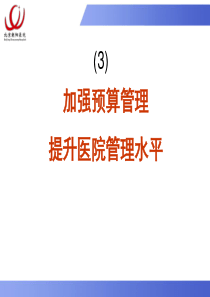 医院全面预算管理XXXX年4月13日会议