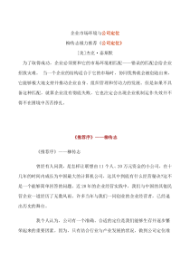企业市场环境与公司定位（DOC 128页）