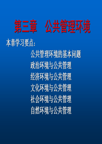 公共管理环境ppt
