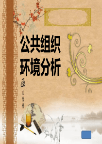 公共组织环境