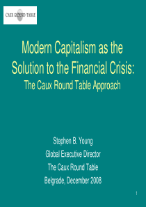 考克斯圆桌会议moderncapitalismandfinancialcrisi