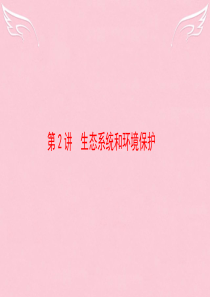 专题6第2讲生态系统和环境保护课件