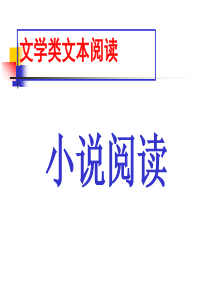 小说阅读第一课时环境描写