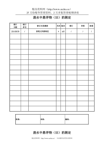 废水中悬浮物（SS）的测定