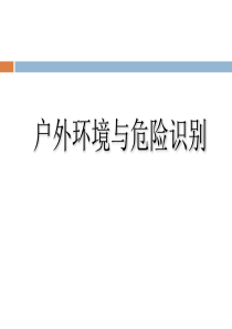 户外环境与危险识别(老手)