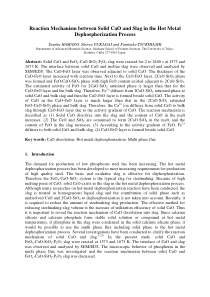 53-paper-Reaction Mechanism between Solid CaO and 