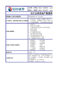 房地产行业数据库0119外发