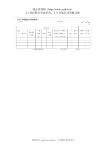 环境清洁周检查表