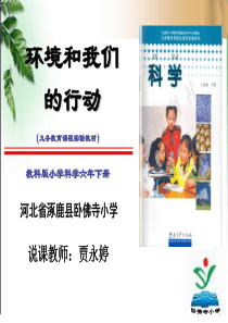 环境问题和我们的行动PPT课件（PPT30页)
