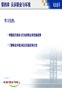 第4章认识职业与环境