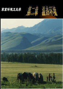 第二章 温热环境