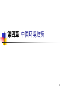 第4章 环境保护政策