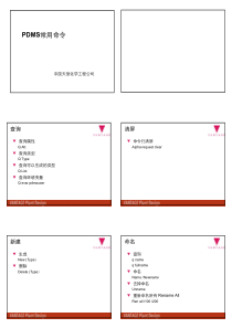 PDMS常用命令-A