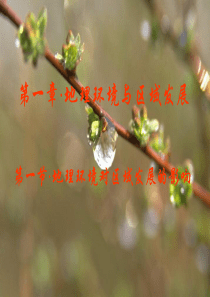 高中地理课件地理环境对区域发展的影响43434