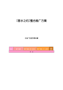 天津香水之约整合推广方案