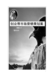 创业帮市场营销策划案