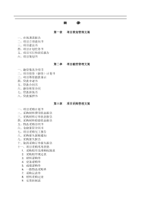 各类项目策划管理文案