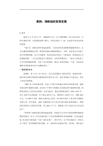 案例：扬帆组织变革发展