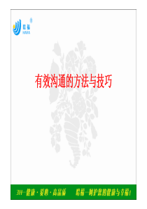 有效沟通的方法与技巧