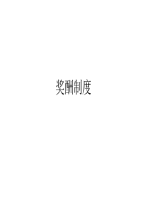 【培训课件】奖酬制度