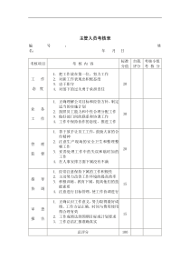 主管人员考核表（DOC 1页）