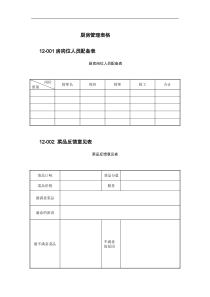 厨房厨师考核表格