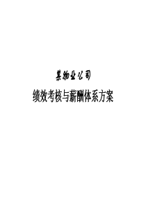 某物业公司绩效考核与薪酬体系方案（PPT 49页）