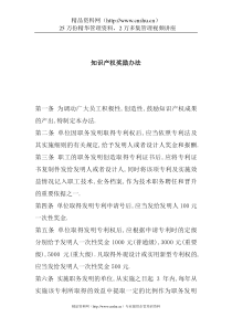 知识产权奖励办法