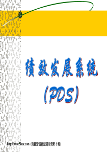 PDS绩效发展系统指南