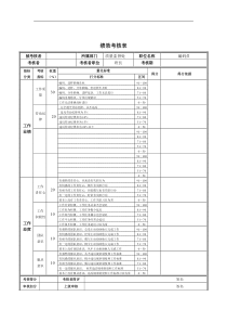 编码员绩效考核表