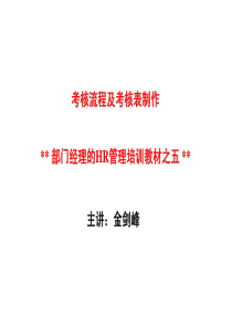 考核流程及考核表制作（PDF32页）